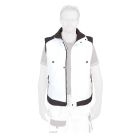 Blouson sans manches EXPERT blanc et noir