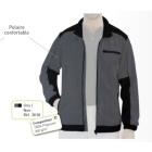 Veste polaire grise noire 