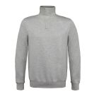 Sweat col zippé - Gris